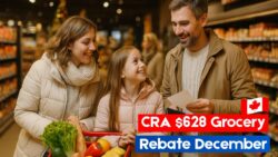 CRA Confirms $628 Grocery Rebate for December — Updated Payment Calendar for Low-Income Families