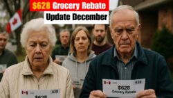 CRA Issues Updated $628 Grocery Rebate for December — Seniors & Low-Income Families Told to Check New Dates
