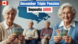 Triple Pension Support Drops in December — Seniors to Receive $808, $1,097 & $1,433 Deposits