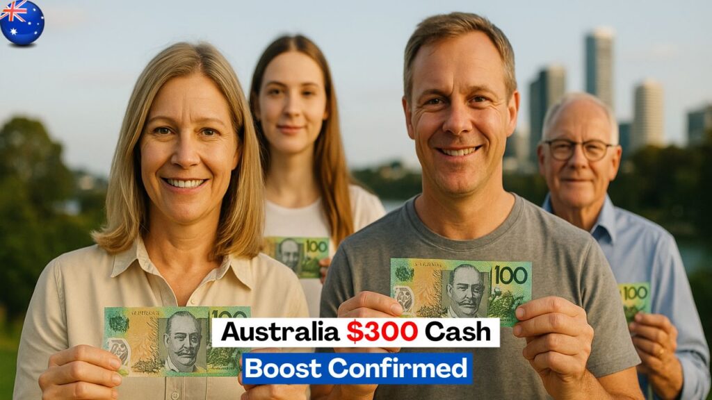 Australia $300 Cash Boost Arrives
