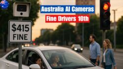 Australia’s New AI Cameras Will Hit Drivers With $415 Fines at Red Lights from 10th December 2025 — Including New Child Car Seat Safety Law