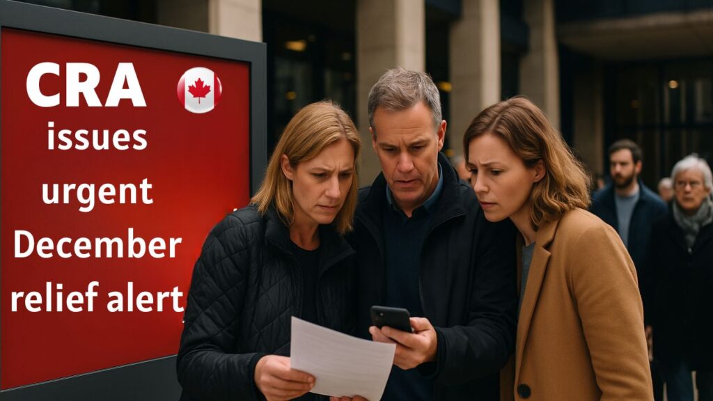 CRA Issues Emergency Relief Alert