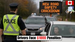 Canada New Road Safety Crackdown for 2025: Updated Offence List and $1,000 Penalties (Updated 10 December 2025)
