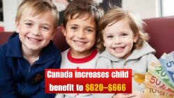 Canada Raises 2025 Child Benefit to $620–$666 – New Eligibility Rules Come Into Effect Nationwide