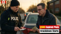 New Provincial Fines Up to $980 for Expired Plates — Enforcement Begins December 15
